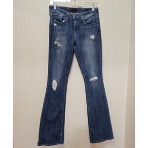 Genetic Denim sz28 Therly Bootcut n Flared blue jeans. USA made. Stylish. LAVibe